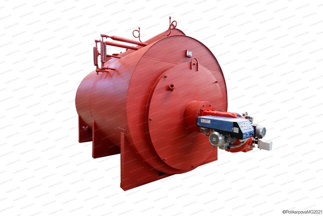 Котел паровой 2.5 тонны 170 С на мазуте и отработанном масле